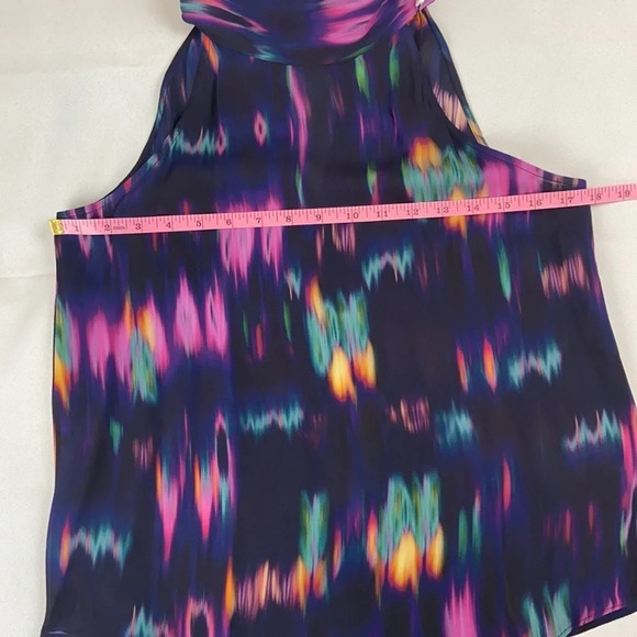 Generation Love Kaylee Tie Navy Multi Color Top NWT - Picture 7 of 8